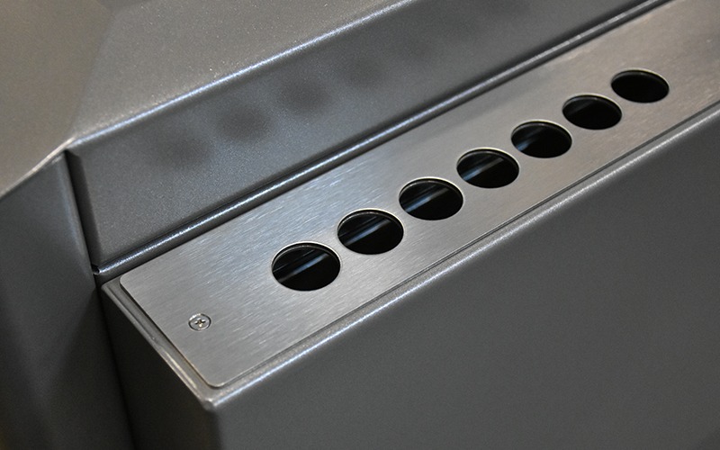 Bild: Nahaufnahme eines Aschenbechers