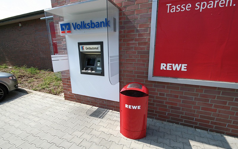 Bild: Auweko-Papierkorb Rewe