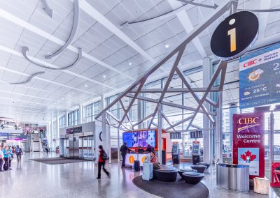 Temptation Recyclingbehälter am Toronto Pearson Airport, canada