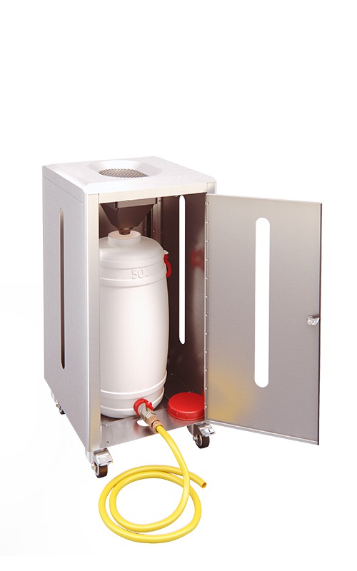 auweko_skyline_liquid_open Bild: Skyline Liquid Flüssigkeitsbehälter für Flughäfen geöffnet