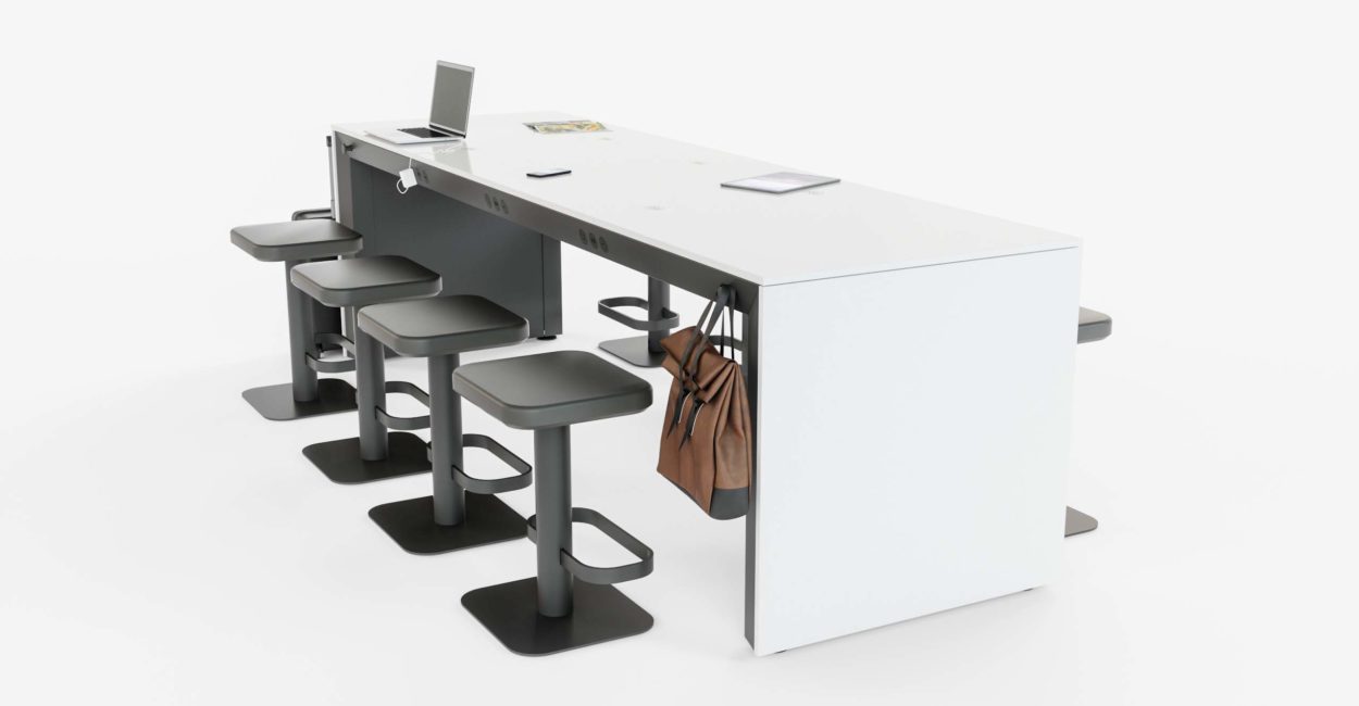 Bild: Arconas embarq-Sitzbank für Flughäfen